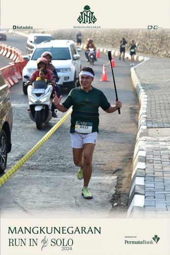 Race photo from Mangkunegaran Run 2024