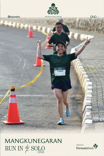 Race photo from Mangkunegaran Run 2024