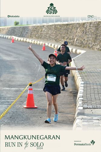 Race photo from Mangkunegaran Run 2024