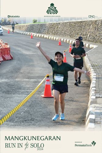 Race photo from Mangkunegaran Run 2024