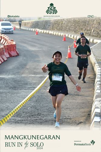 Race photo from Mangkunegaran Run 2024