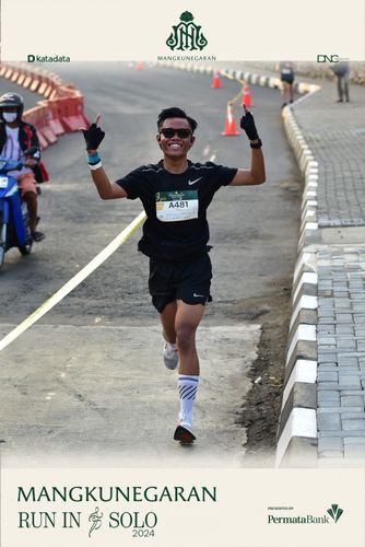 Race photo from Mangkunegaran Run 2024