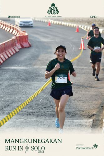 Race photo from Mangkunegaran Run 2024