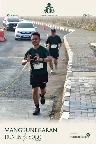 Race photo from Mangkunegaran Run 2024