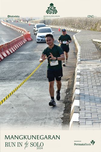 Race photo from Mangkunegaran Run 2024