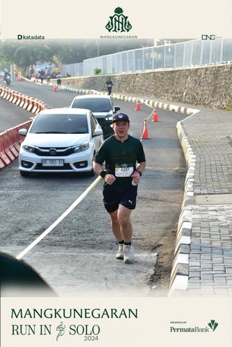 Race photo from Mangkunegaran Run 2024