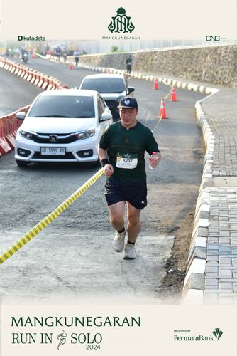 Race photo from Mangkunegaran Run 2024