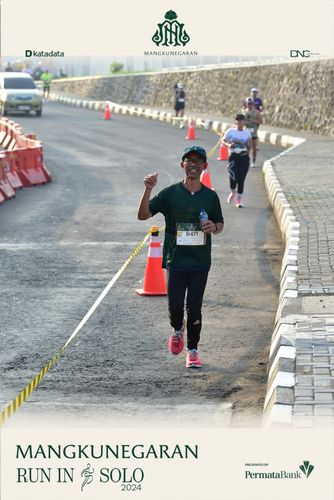 Race photo from Mangkunegaran Run 2024