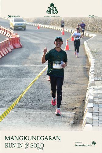 Race photo from Mangkunegaran Run 2024
