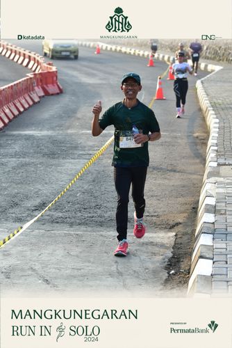 Race photo from Mangkunegaran Run 2024