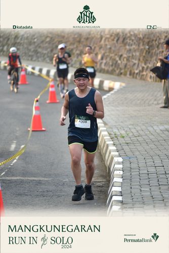 Race photo from Mangkunegaran Run 2024