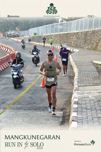 Race photo from Mangkunegaran Run 2024
