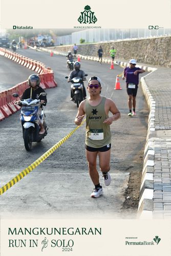 Race photo from Mangkunegaran Run 2024