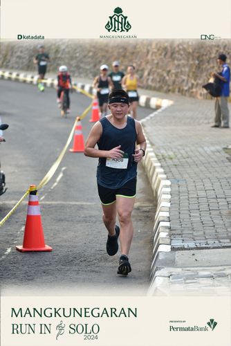 Race photo from Mangkunegaran Run 2024