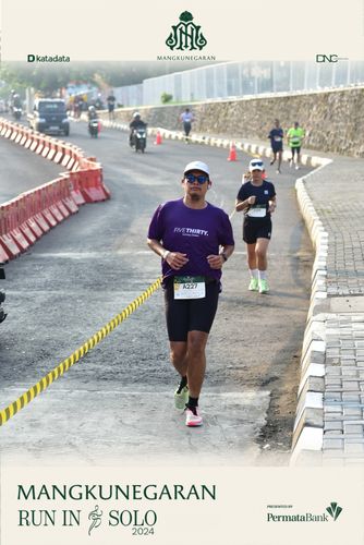 Race photo from Mangkunegaran Run 2024