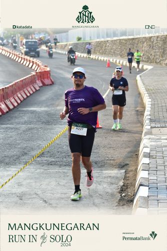 Race photo from Mangkunegaran Run 2024