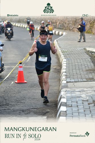 Race photo from Mangkunegaran Run 2024