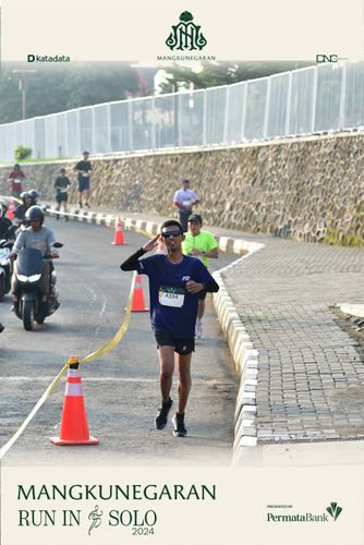Race photo from Mangkunegaran Run 2024