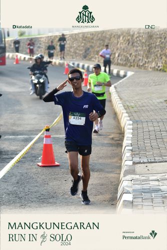 Race photo from Mangkunegaran Run 2024