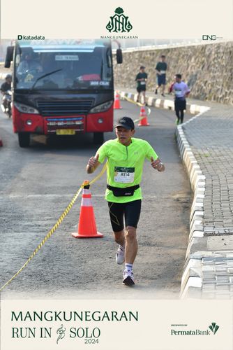 Race photo from Mangkunegaran Run 2024