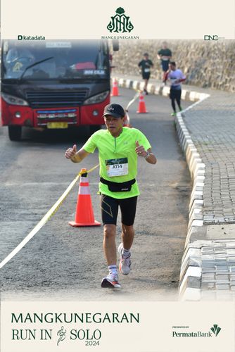 Race photo from Mangkunegaran Run 2024
