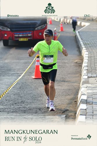 Race photo from Mangkunegaran Run 2024