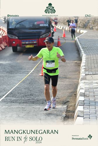 Race photo from Mangkunegaran Run 2024