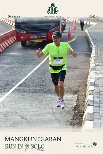 Race photo from Mangkunegaran Run 2024