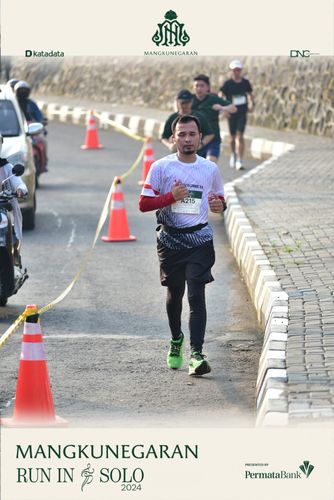 Race photo from Mangkunegaran Run 2024