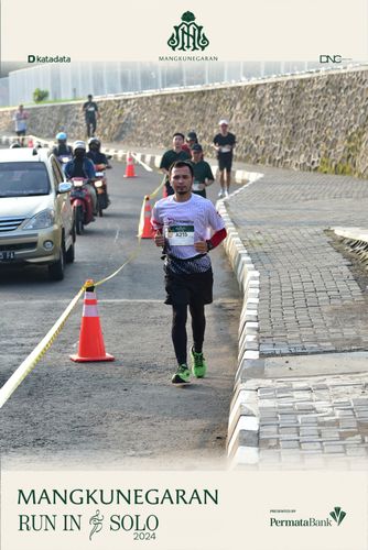 Race photo from Mangkunegaran Run 2024