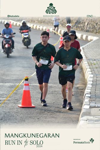 Race photo from Mangkunegaran Run 2024