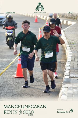 Race photo from Mangkunegaran Run 2024