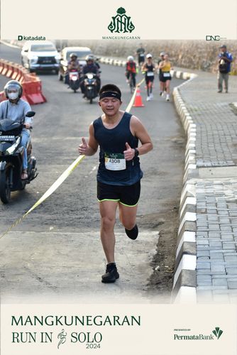 Race photo from Mangkunegaran Run 2024