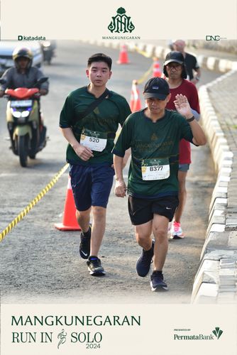 Race photo from Mangkunegaran Run 2024