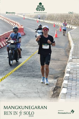Race photo from Mangkunegaran Run 2024