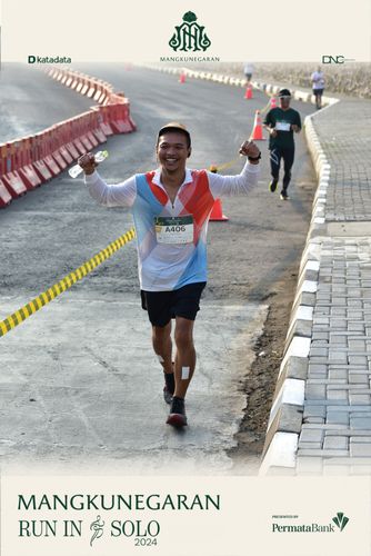 Race photo from Mangkunegaran Run 2024