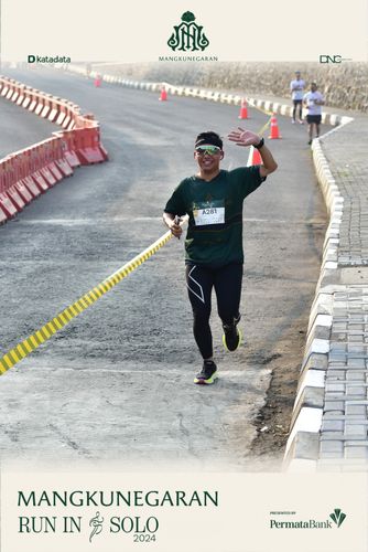 Race photo from Mangkunegaran Run 2024