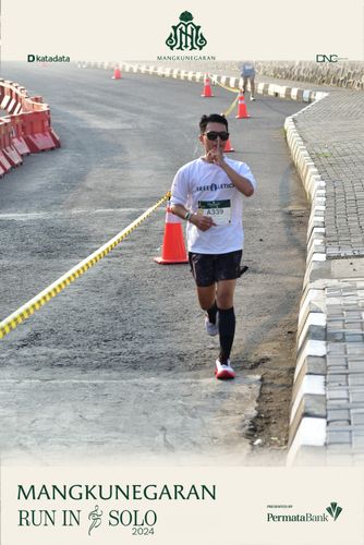 Race photo from Mangkunegaran Run 2024