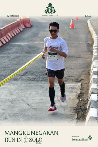 Race photo from Mangkunegaran Run 2024