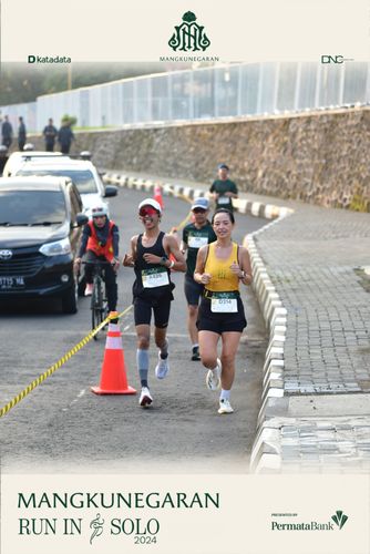 Race photo from Mangkunegaran Run 2024