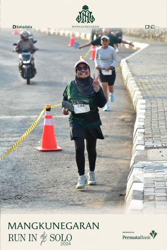 Race photo from Mangkunegaran Run 2024