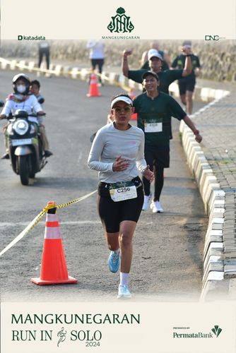 Race photo from Mangkunegaran Run 2024