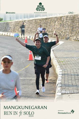Race photo from Mangkunegaran Run 2024