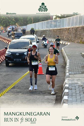 Race photo from Mangkunegaran Run 2024