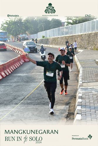 Race photo from Mangkunegaran Run 2024