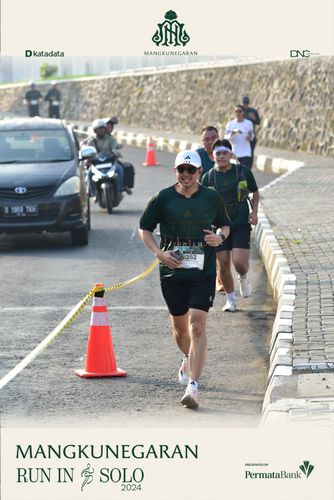 Race photo from Mangkunegaran Run 2024