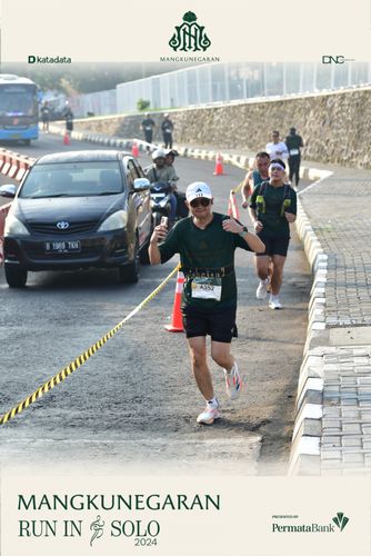 Race photo from Mangkunegaran Run 2024
