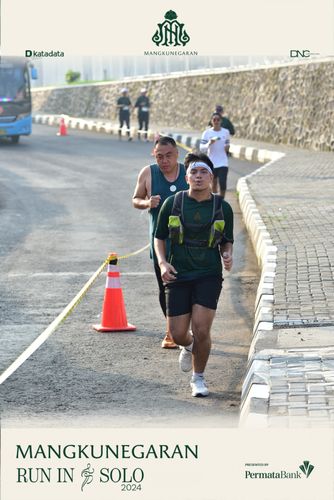 Race photo from Mangkunegaran Run 2024
