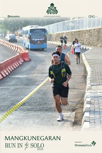 Race photo from Mangkunegaran Run 2024