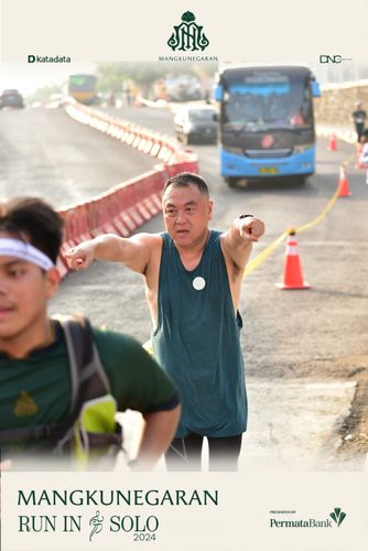 Race photo from Mangkunegaran Run 2024